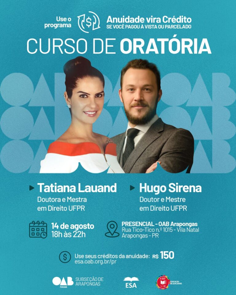 Curso de Oratória - 14.08.2025